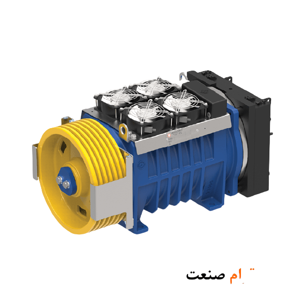 موتور گیرلس آسانسور مونتاناری ایتالیا مدل MGV25L